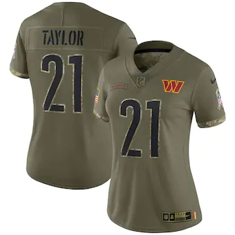 womens nike sean taylor olive washington commanders 2022 sa